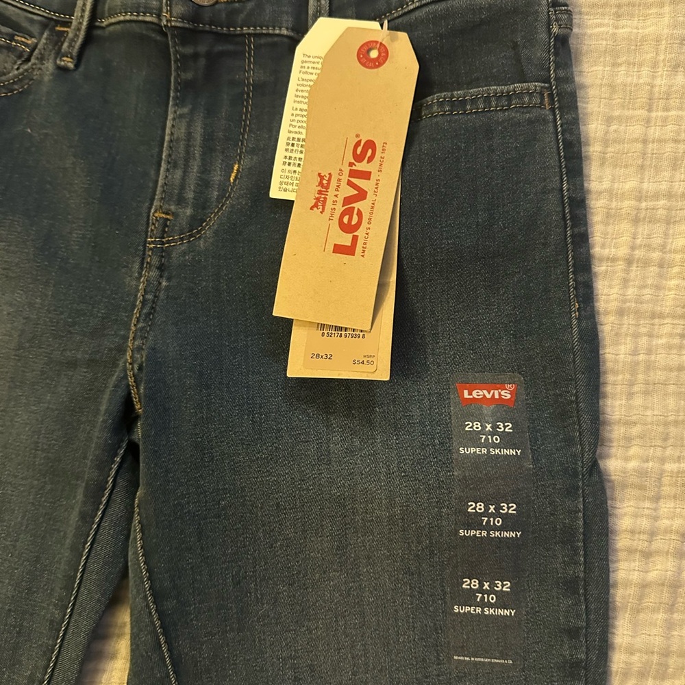 Levi's Men's Skinny Jeans - Deep Blue